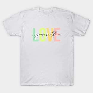 Love Yourself - Pastel T-Shirt